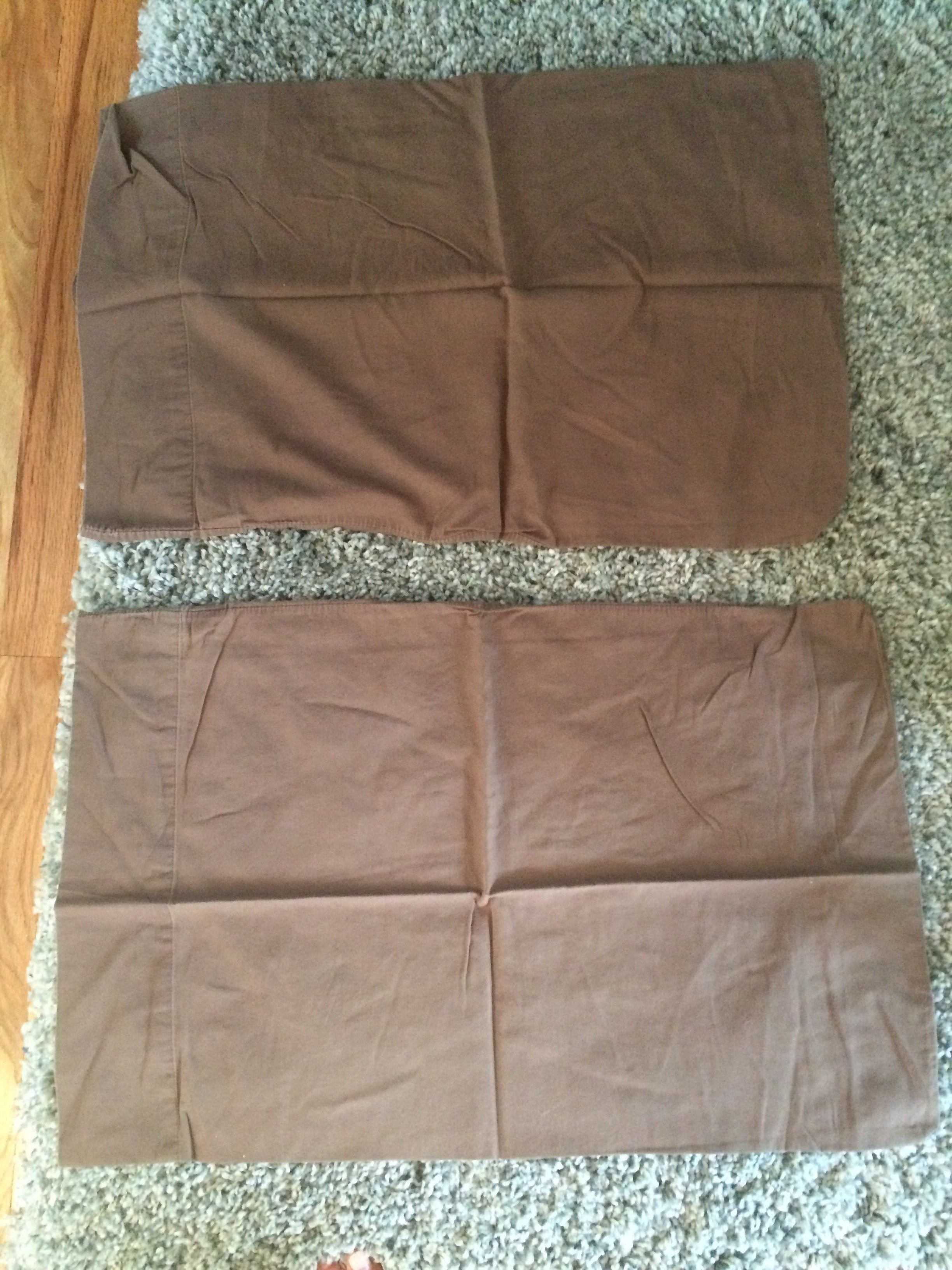 brown pillow cases